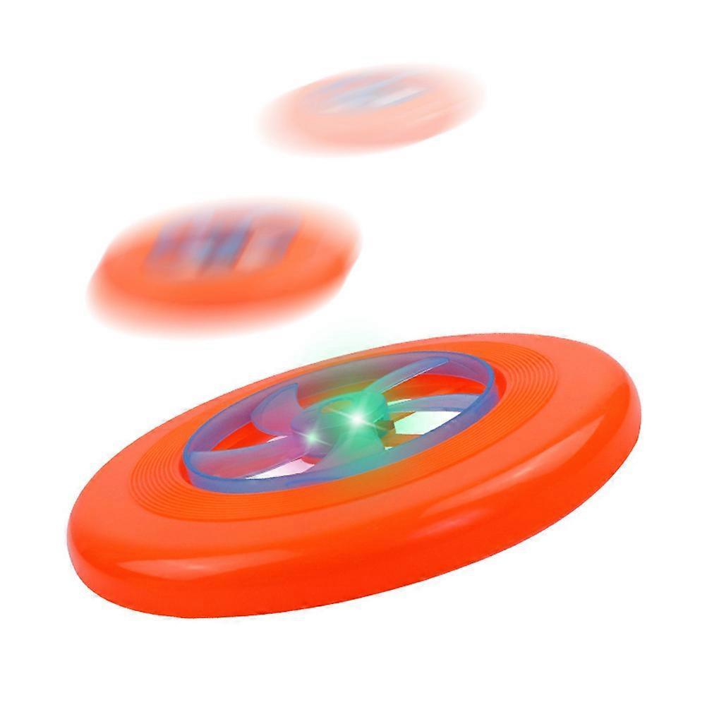 Kids Educational Playthings Night Luminous Flying Saucer 2Pcs Toy