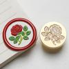 Plant Flowers Wax Seal Stamp Classic Sealing Wax Stamps Wedding Cards Decor Of Knit Rose Daisy Clover Tulips