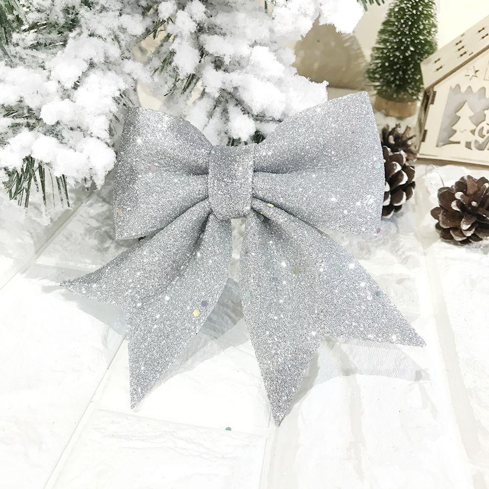Hanging Decoration Large Gold Shiny Bow Christmas Bow Pearl Cotton Gold Powder Bowknot Big Bow-Tie