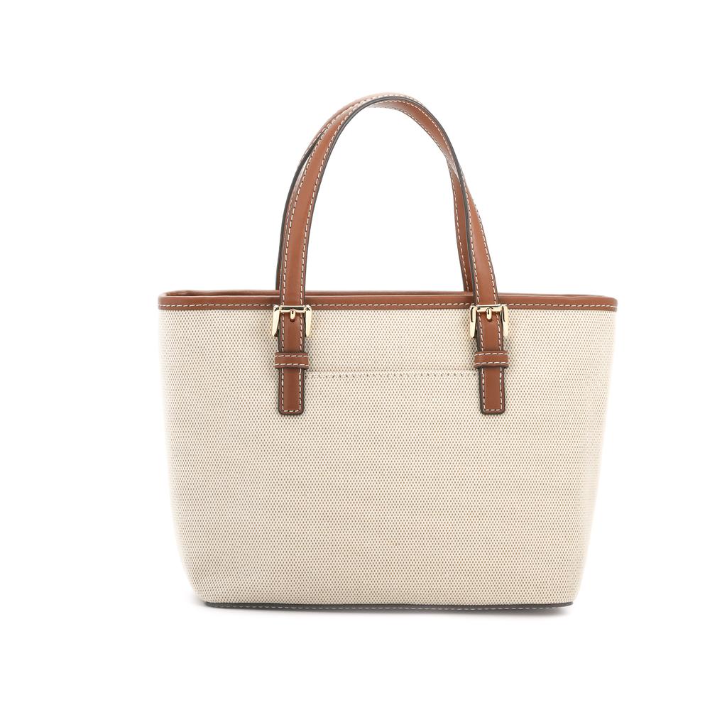 Michael Kors Mk Jet Set Travel Модная простая сумка-тоут с логотипом Женские сумки-тоут Бежевый Коричневый 35S4GTVT0C-0230