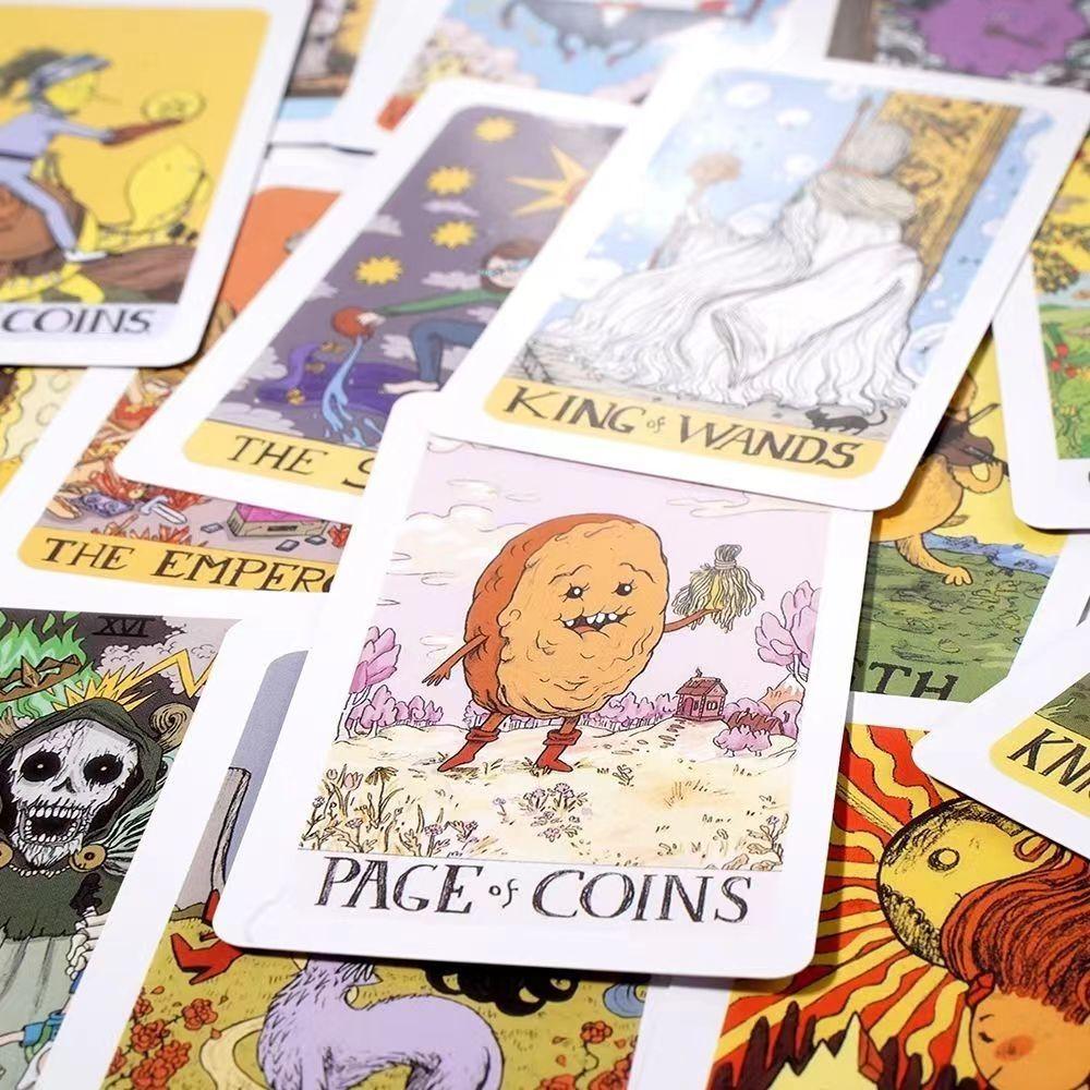 Колода Таро «Время приключений» на английском языке Видения Предсказание Гадание Издание Borad Игральные карты Веселая игра для вечеринок Взрослых Детей Девочек