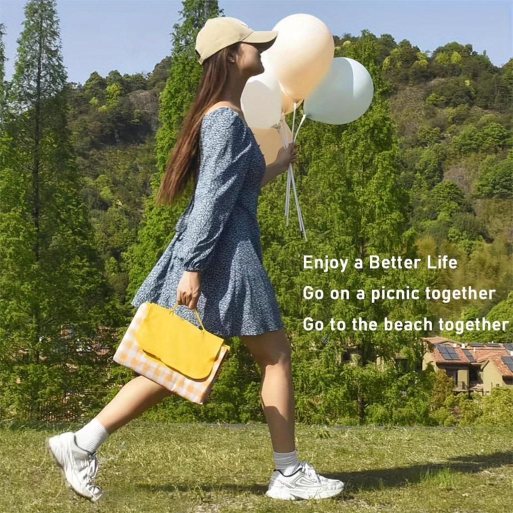 Водонепроницаемый плед для пикника, пляжный коврик, моющийся, легкий, для пеших походов, путешествий, кемпинга на открытом воздухе, парков