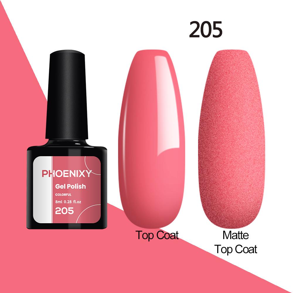 Лак для ногтей PHOENIXY, 8 мл, УФ-светодиодный гибридный лак для дизайна ногтей, гель-лайнер для маникюра, полупостоянная основа, верхнее покрытие, гель с блестками, блестящие цвета, гель