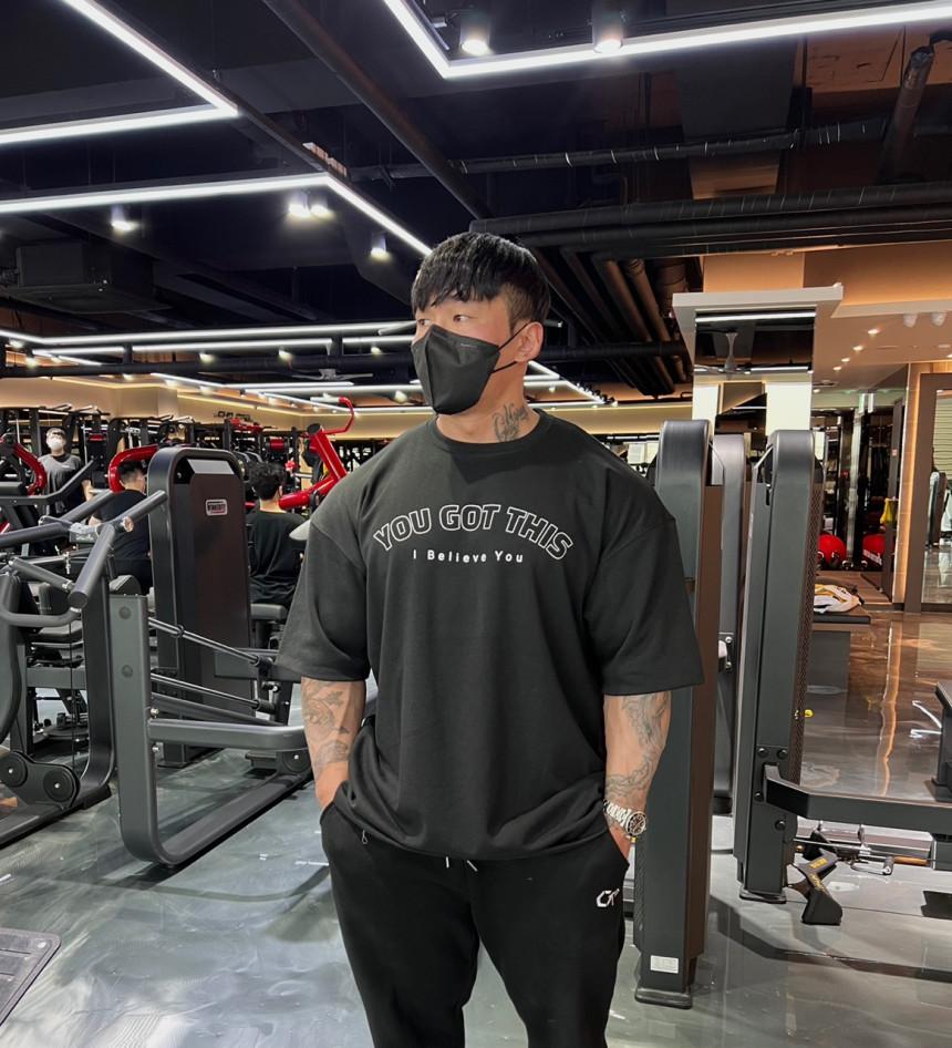 2022 European Size New Summer Fashion Trend Men Short Sleeve GymLoose T Shirt Fitness Bodybuilding Shirts Leisure Cotton Tee Top