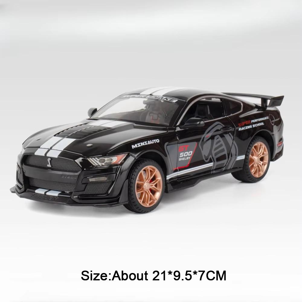 1:Масштаб 24 Shelby Cobra GT500 Сплав Спортивный Автомобиль Литые Модели Игрушки Резиновые Шины Открывающиеся Двери Винтажные Автомобили Коллекция Подарки