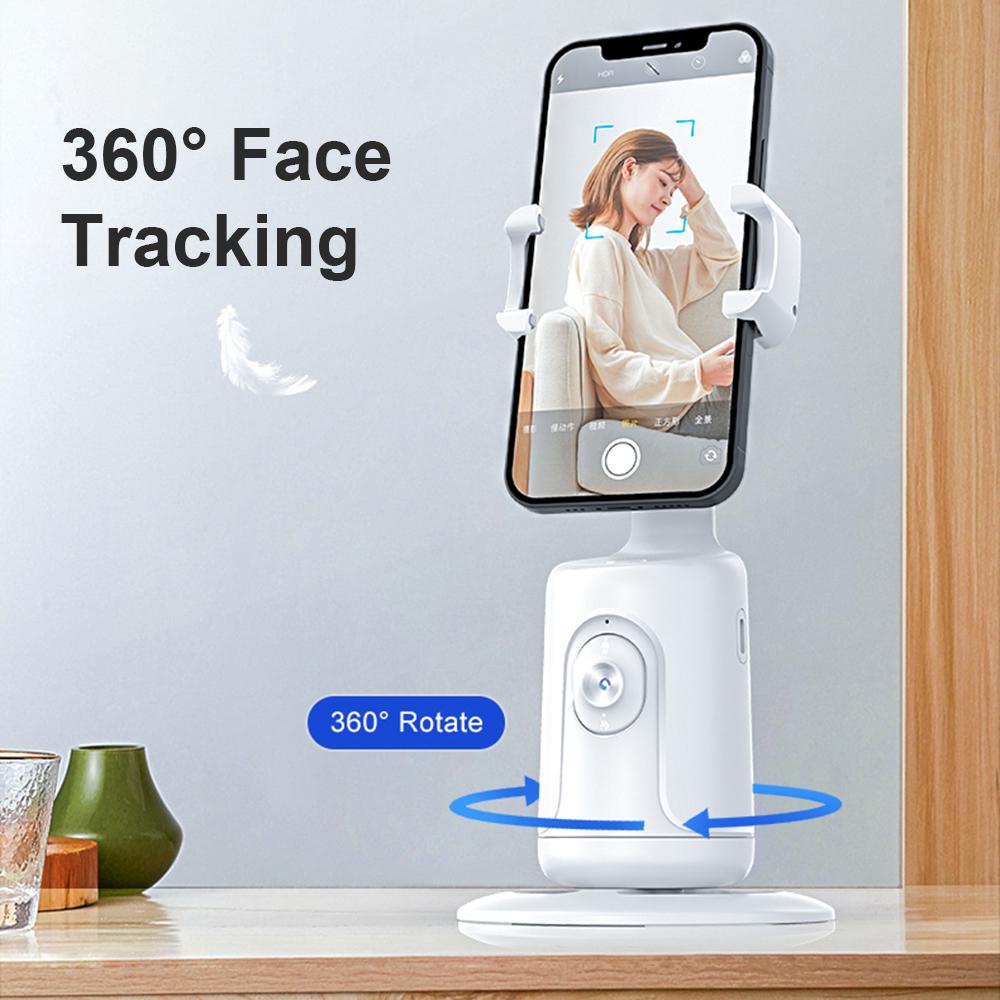 Регулируемый объектив Стабильная база Держатель для телефона 360° Умное слежение Телефонный стабилизатор с встроенным аккумулятором Наклонное движение Мобильная фотография