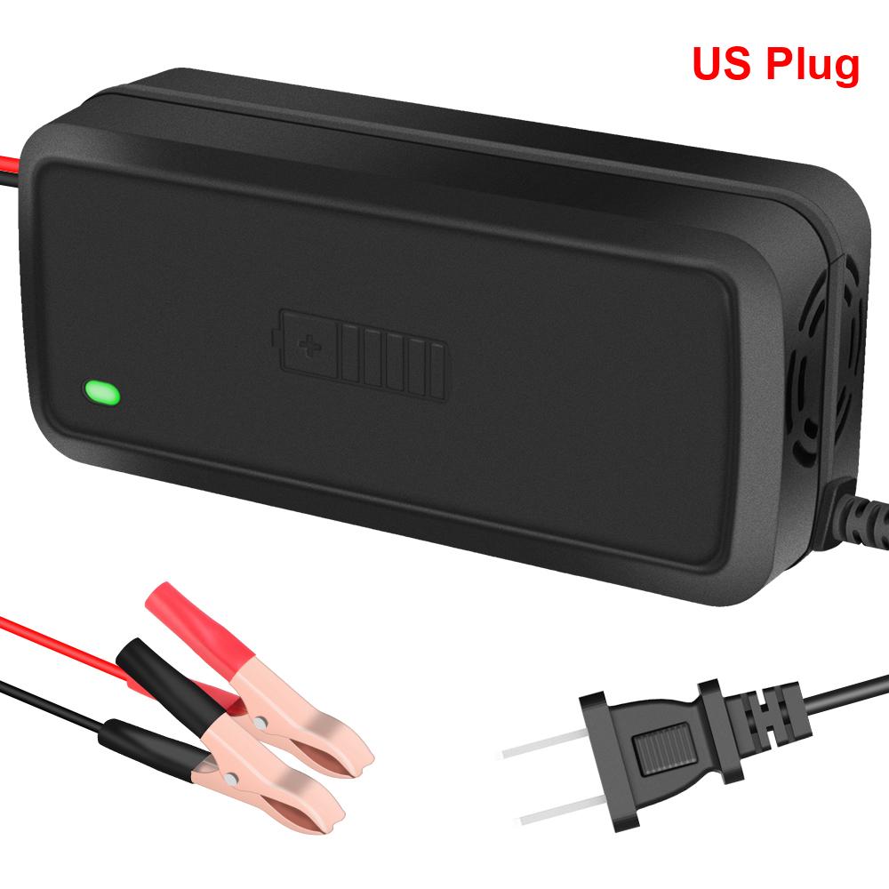 12V 5A Car Battery Chargers 75W Power Fast Charging Intelligent 3 Stages Lead Acid AGM GEL Battery-chargers Storage Cell Charger