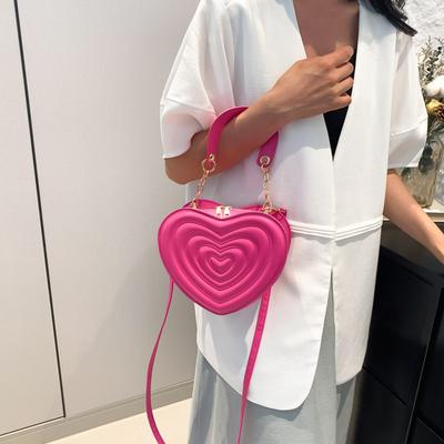 Фактурная сумка Pu Love, сумка через плечо в иностранном стиле, креативная женская сумка, универсальная сумка-мессенджер