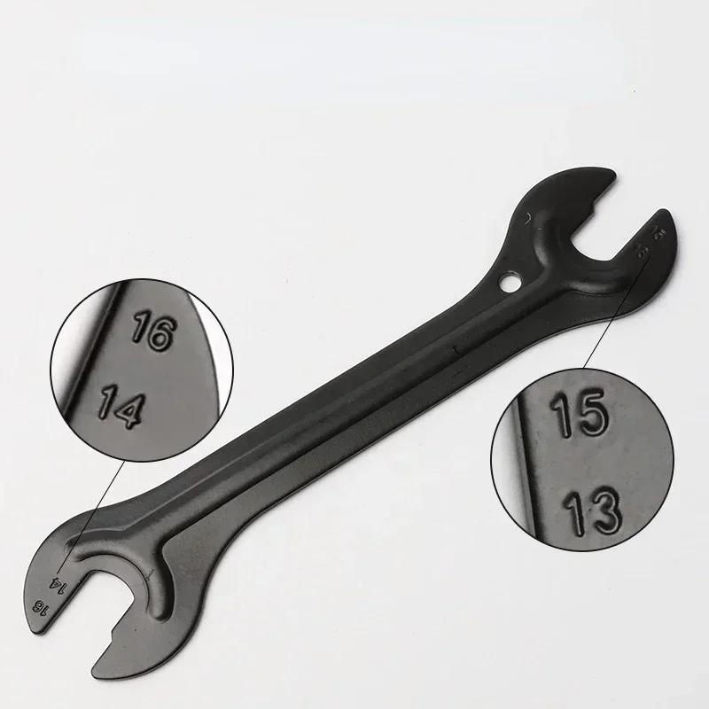 1/2PCS Cycling Head Open End Axle Hub Spanner Cone Bicycle Repair Bike Tool 13/15 Mm 14/16 Mm Steel Bicycle Wrench