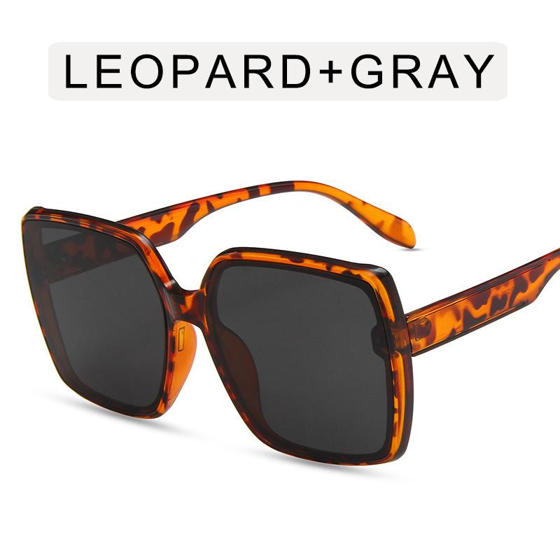 Солнцезащитные очки в корейском стиле для женщин, модные очки женские с большой оправой квадратной формы, новые дизайнерские солнцезащитные очки для женщин