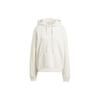 Solid Color Hooded Casual Loose Long Sleeve Sweatshirt Women Sweatshirt Cream-White IN1732