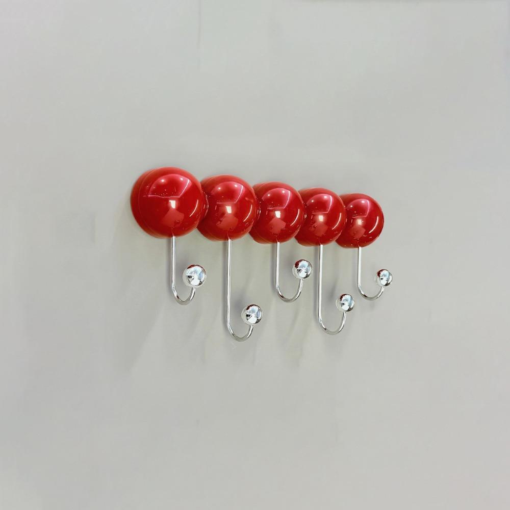 No Marks Suction Cup Hook Removable Clothes Storage Rack Hat Storage Coat Hanger  Entrance Door