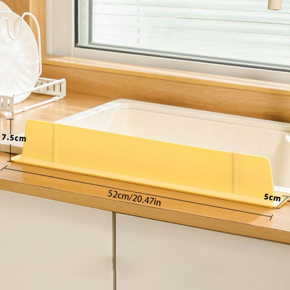 Anti-Splash Anti-Splashing Water Plate Extended Sink Waterproof Silicone Sink Splash Guard Splash Guard Oil-Proof