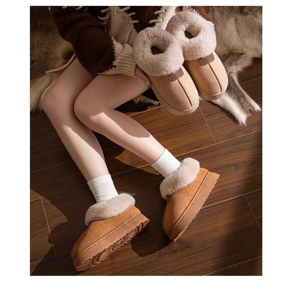Хлопковая обувь, Женская осенне-зимняя хлопковая обувь, Высокие теплые хлопковые ботинки, Плюшевая хлопковая обувь, Хлопковая обувь для пар, Уличная хлопковая обувь
