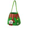 Santa Claus Printed Drawstring Pouch Party Decor Peace Fruit Sack Xmas Gifts Bag Candy Bag Handbag