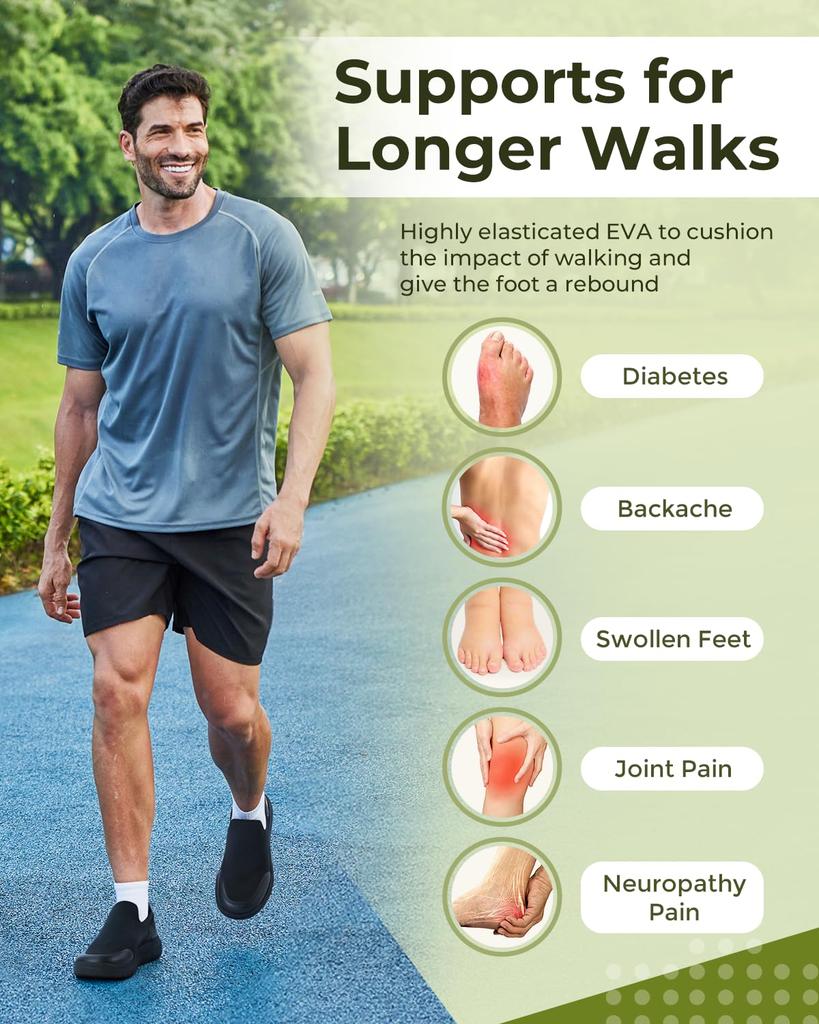 Широкие 2E 4E спортивные гетры для ходьбы в помещении можно носить без шнурков [FitVille] Кроссовки мужские без шнурков, обувь, обувь, обувь, обувь,