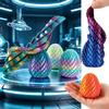 3D Printed Ball Liquid Flow Ball Fidget Twist Sphere Gear Anxiety Relief Balls Circular Deformation Rotating Design Child Adults