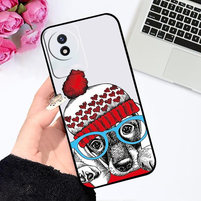 Для Vivo Y02 4G Чехлы Y02A Y02t Y02s Силиконовый TPU Чехол для Телефона с Цветной Печатью Для VIVO Y11 2023 4G Бампер V2236A Coque Fundas