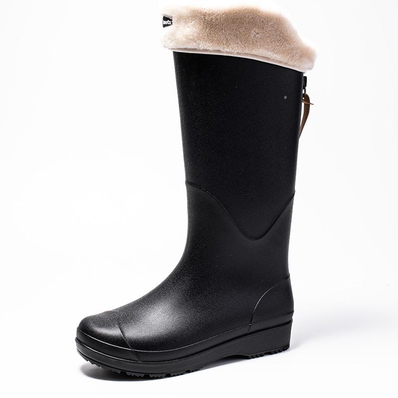 Новые модные дождевые ботинки, мужские модные высокие резиновые сапоги, женские расширенные резиновые сапоги для воды