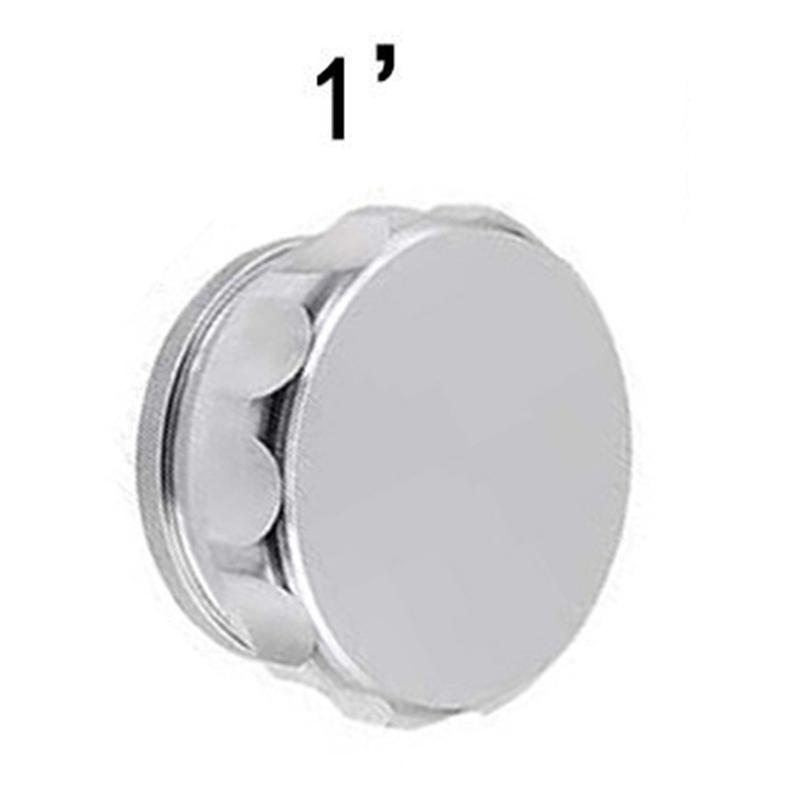Polished Aluminum Fuel Tank Cap 1 1.5 2 Inch Filler Cover For Car Truck Engine Bay Oil Water Radiator Reservoir Black Silver