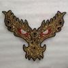 1Pcs Sequin Big Dragon Head Patches Embroidery Clothes Applique Jacket Backpack Gold Patch Decorate Patch Accessories