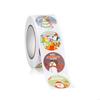 500pcs/roll Round Adhesive Christmas Stickers Merry Christmas Labels Sticker Small Business Package Box Stickers Decor X3UC