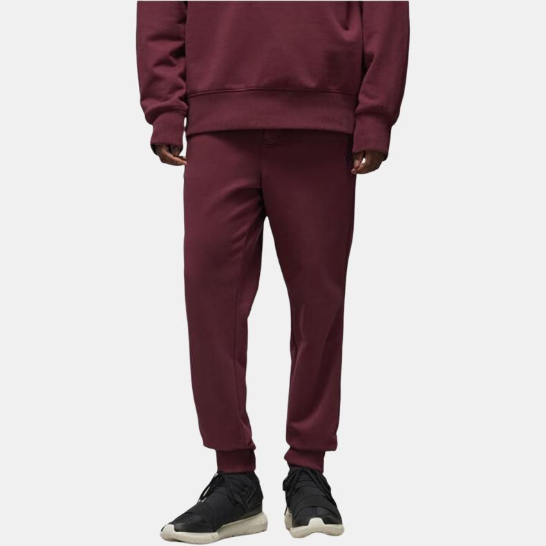 Штаны adidas Y-3 French Terry с манжетами Shadow Red для мужчин в уличном стиле IV5572