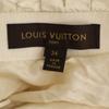 Louis Vuitton Французская шелковая смесь Длина миди Плиссированная юбка 34 Слоновая кость Женская Б/у