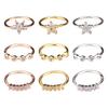 Изысканный пирсинг носа, универсальный медный креативный пирсинг хряща трагуса, кольцо для носа для женщин