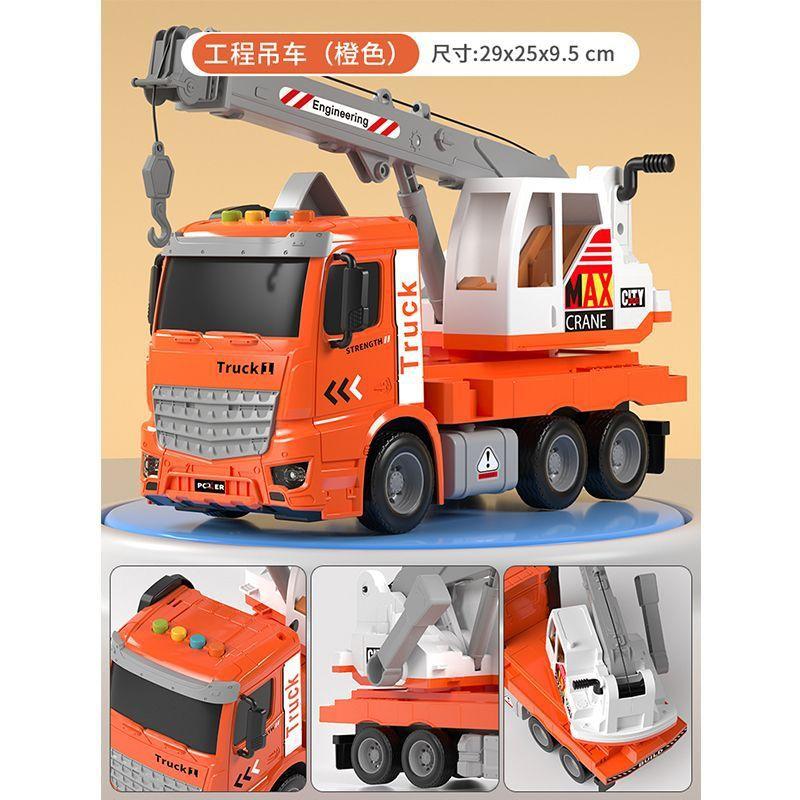 Кран большой игрушечный мальчик кран детский симулятор сплава автомобиль подарок инженерная модель транспортного средства украшения