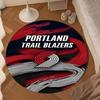 Portland Blazers Artwork Round mat, Anti-slip Circle Carpet Chair rug For livingroom,Bedroom, doormat home decor Gift Christmas Gifts