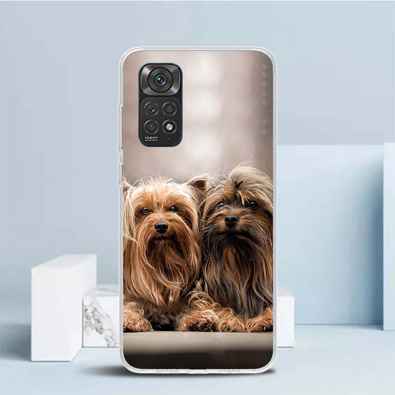 Yorkshire Terrier Dog Puppy Cover for Xiaomi Redmi Note 15 14 13 12 Pro Plus Phone Case 14S 11S 11T 11E 10S 10 4G Pattern Shell