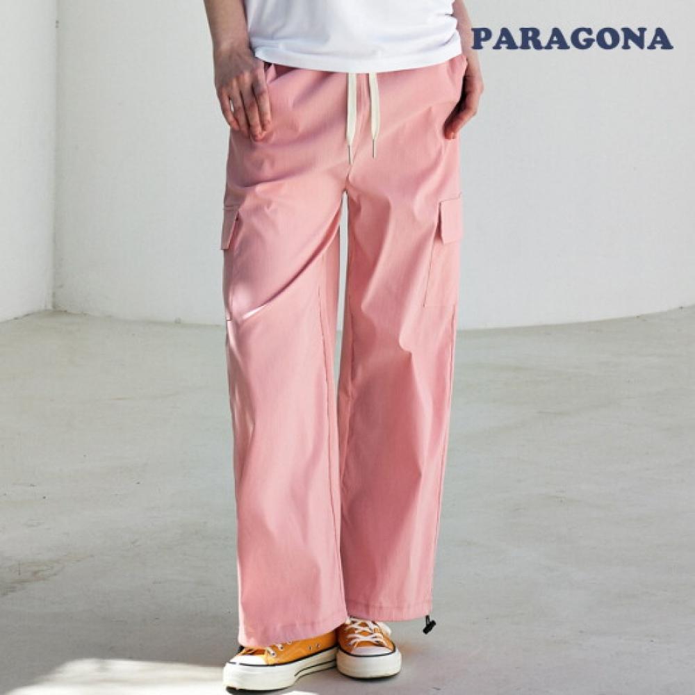 Paragona Women Craft Pocket String Spandex Cargo Pants W25cp101