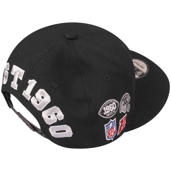 Casquette Snapback New Era 9FIFTY - Champions Las Vegas Raiders - Homme - Noir