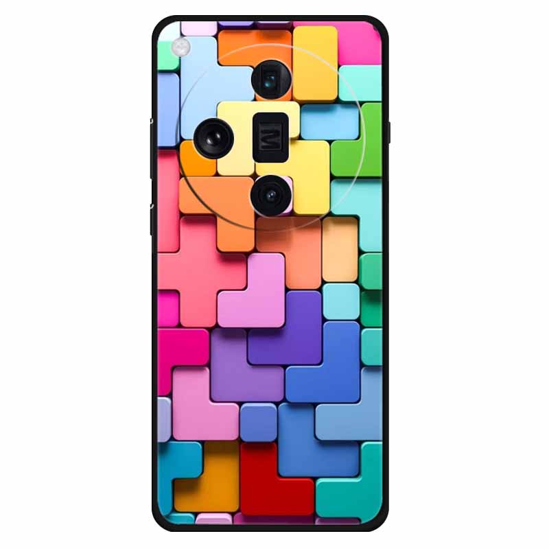 Чехол For Oppo Find X7 Ultra Чехол Find X7 Силиконовый Космический Волк ТПУ Мягкий Чехол для Телефона Для OPPO Find X7 Pro/ X7 Ultra Чехол Кот Coque