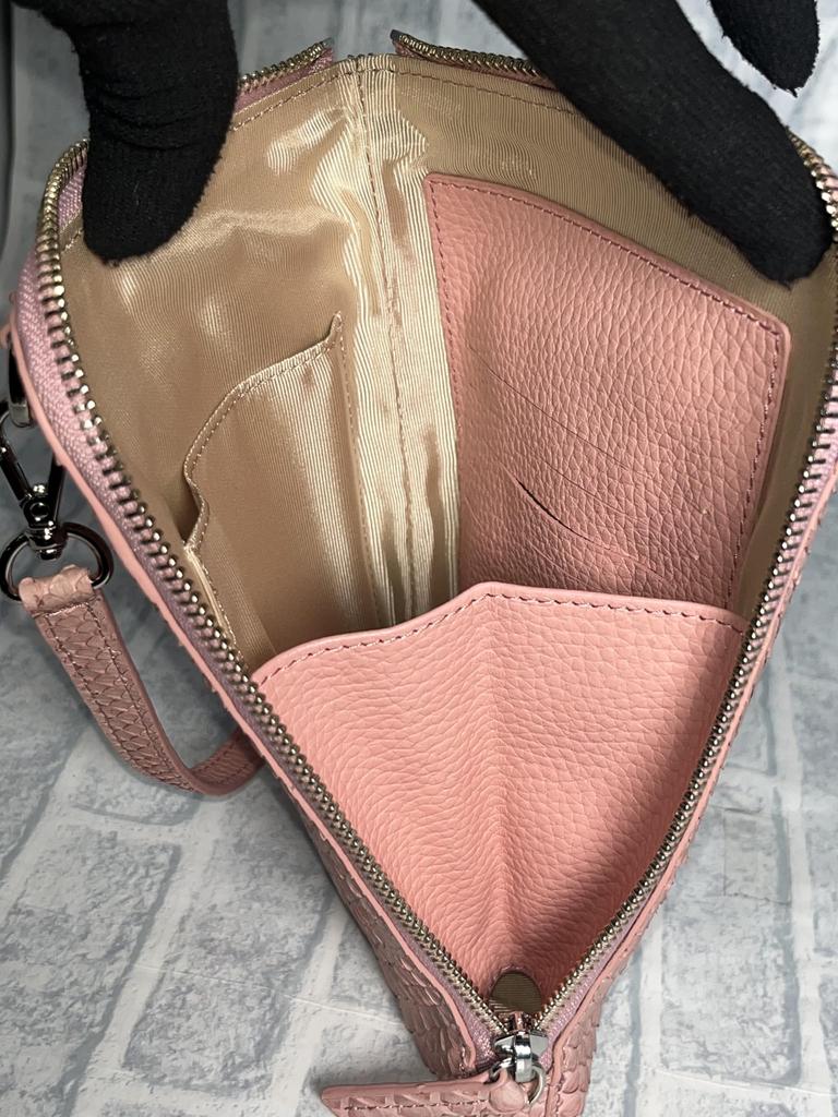 Smartphone Pochette 3WAY Python Genuine Leather Shoulder Bag with Coin Case for Women and Men Black Snakeskin Snakeskin Smartphone Pochette Pochette