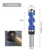 12mm 1/2inch Shank Double Bearing Spiral Flush Trim Router Bit Milling Cutter Engraving Machine Router Bit Set