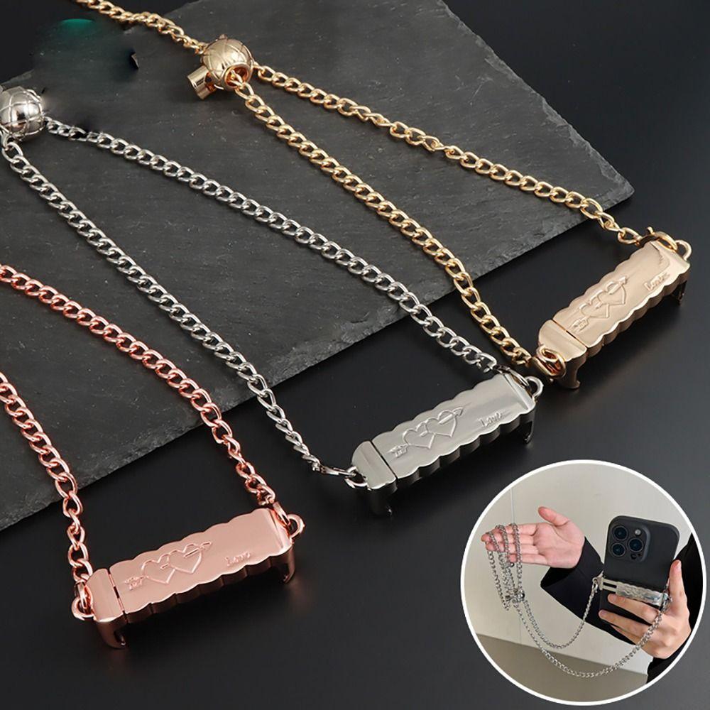 Hanging Chain Crossbody Chain Stand Anti-loss Back Clip Holder Crossbody Lanyard Phone Bag
