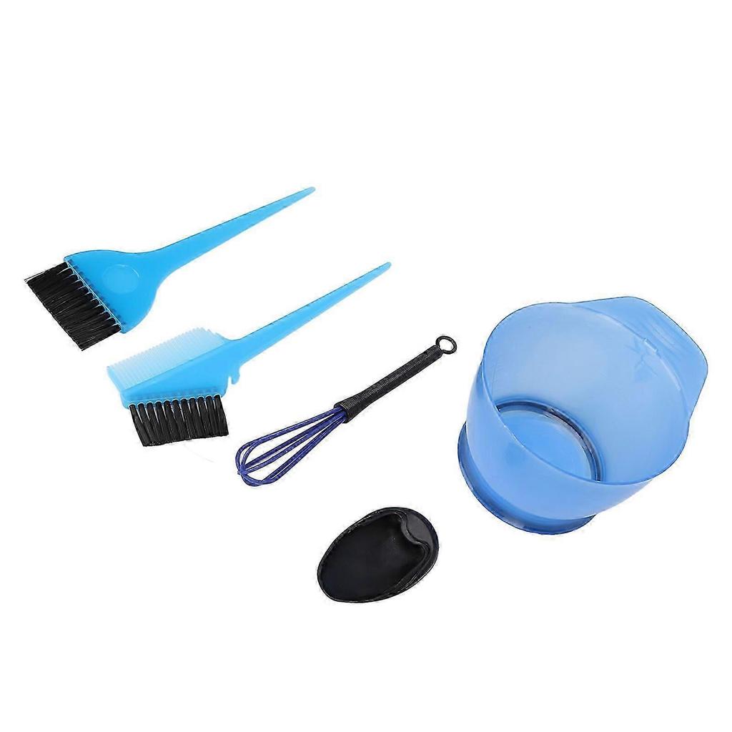 Hair Dye Tools Set 6Pcs ABS Bowl Brush for Home DIY and Professional Salons