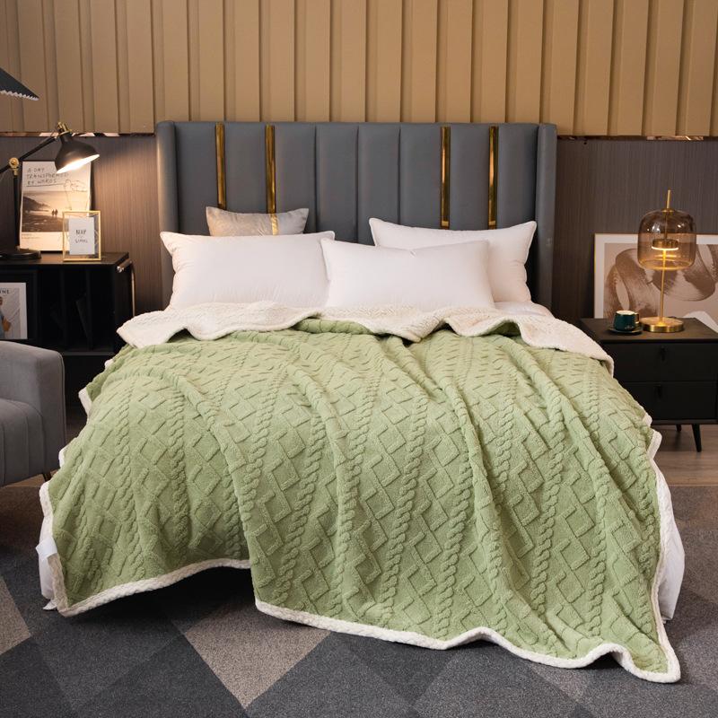 Одеяло из шерпы для дивана-кровати - пушистое, мягкое, уютное одеяло для кровати, флисовое, толстое, теплое одеяло для зимы