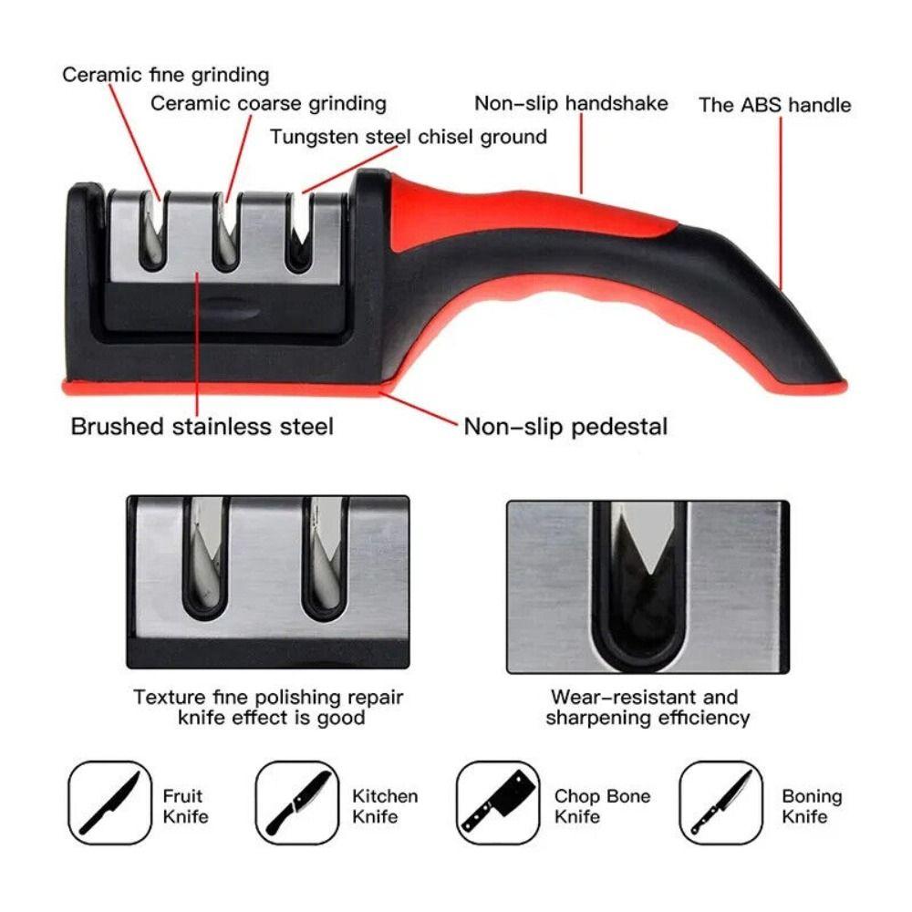 Fast 4 StageS Knife Sharpening Professional Kitchen Blade Tool Kitchen Supplies Sharp