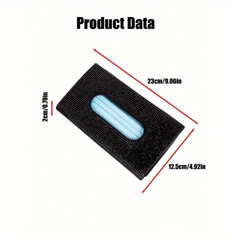 ПУ Коробка для салфеток для автомобиля с декором из страз