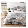 Parure Housse De Couette - 240 X 220 Cm - Motifs Ethniques - 100% Coton - 2 Taies D'oreillers