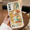 Phone case: 2D flat, suitable for Samsung Galaxy A34 A35 M05 M06 S20 S22 S21 FE Plus 5G protective case, featuring a little duck drawing, perfect Chri
