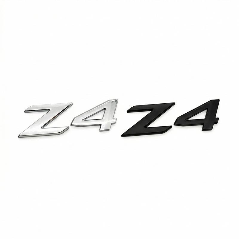 NEW 3D ABS Car Rear Trunk Emblem Badge Sticker For BMW X1 X2 X3 X5 X6 GT Z4 Glossy Black Chrome Logo Decal Styling Accessories ue2