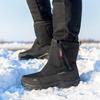 Outdoor Winter New Snow Boots Thickened Warm Snow Shoes Anti Slip Waterproof Men's Short Cotton Shoes