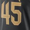 Nike X NBA Совместный бренд Цифровой принт с буквами Баскетбольная майка Унисекс Топы Черный DQ0165-010