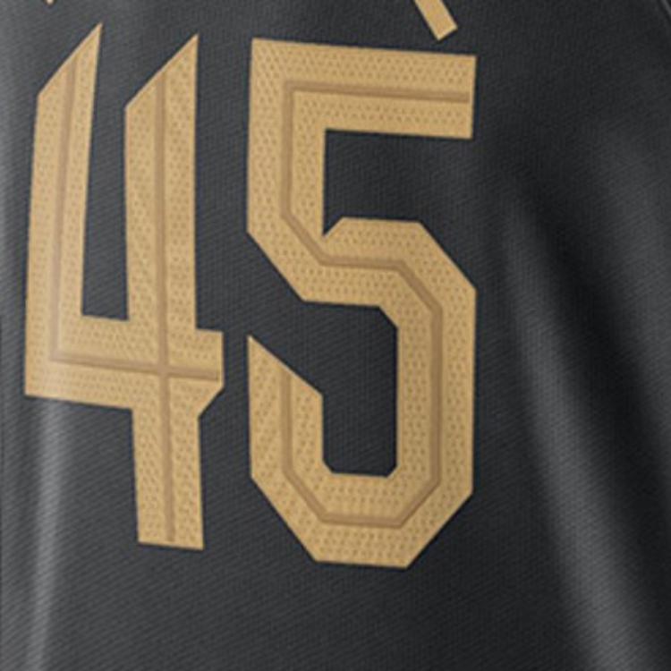 Nike X NBA Совместный бренд Цифровой принт с буквами Баскетбольная майка Унисекс Топы Черный DQ0165-010