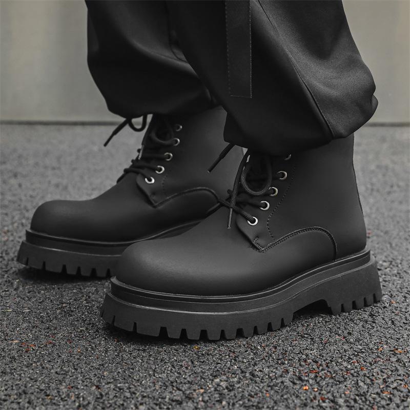 Ботинки Martin мужские осенне-зимние усиленные локомотивные ветрозащитные кожаные ботинки с большой головкой 70033-J