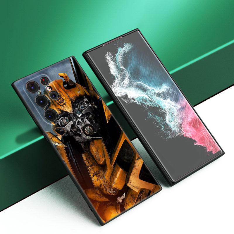 Трансформеры Шмель Черный силиконовый чехол для телефона Samsung Galaxy S23 S21 S20 FE S24 S22 Ultra S10E S10 S9 S8 Plus